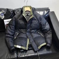 Men’s clothing new national standard men’s Silk cotton jacket men’s solid color stand collar short warm versatile jacket can be opened