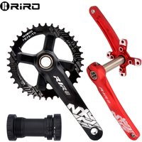 RIRO Mountain Bike Hollow Integrated Crank 36 38 40T Modified Positive Negative Teeth Single Chainring