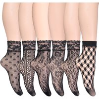Summer socks hollow-out sexy black socks Women's European and American stockings thin jacquard fishnet socks summary