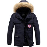 Men's Fur-Collar Cotton Jacket – European & American Style Casual Workwear Coat