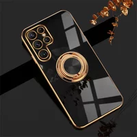 Ring Holder Cases Samsung Galaxy S25 S24 S23 S22 Ultra Plus S21 FE Case Samsung A56 A36 A26 A16 A06 A55 A35 A15 Cover