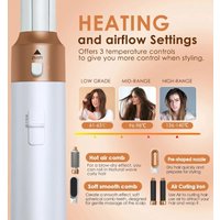 new 2026 5 In 1 Hot Comb Set Professional Curling Iron Styling Tool For Airwrap Hair Dryer Household 2025