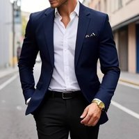 Men's All Season Suit Jacket Foreign Size Youth Business Formal Groom And Best Man Suits