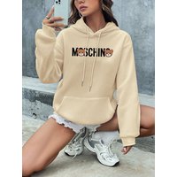 Loose Hooded Sweater Fall Personality Versatile Fashion Printing