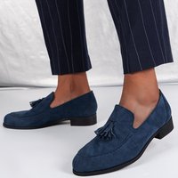 Unbeatable Quality Suede Square Heel Autumn Casual For Business And Formal Wear, One Foot On New Style, Liu Su Le Fu, Plus Size Men’s