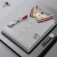 Legendary Paul Brand Counter Summer Short Sleeved Polo Shirt Middle Aged Dad Business Lapel T Shirt