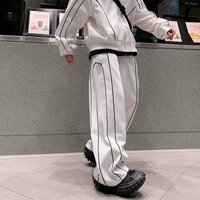 Men's Clothing Sports suit men's spring and autumn trend loose large size trendy brand jacket Korean color all match casual pants two piece suit