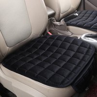 Car cushion winter plush non slip three piece set two seats + rear seat without backrest small three piece manufacturers wholesale