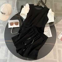 casual sports short sleeved shorts super fairy suit fashion small line two piece suit
