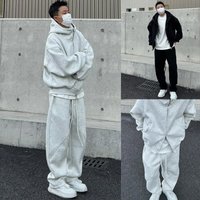  & Hooded Sweatshirt & Jogger Set Fleece Lined Casual Tracksuit All Seasons