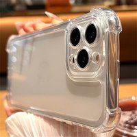 Acrylic Shockproof Clear Case 13 12 11 Transparent Phone Cases Iphone 15 14 Pro Max 16 Plus Back Cover