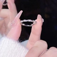 Ring Ins Niche 2024 High Appearance Simple Temperament Adjustable Plain Ring
