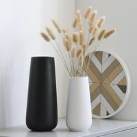 Handcrafted White Ceramic Vase – Minimalist Home Decor, Elegant Gift For Wedding, Birthday & Housewarming
