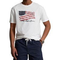 Polo-Ralph Lauren- Classic Fit American Flag T-Shirt Newport
