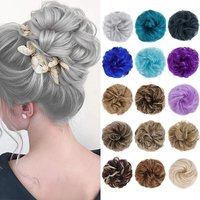 DUTRIEUX Messy HairPiece Bun Scrunchie Synthetic Chignon Ponytail Hair Extensions Hairpieces For Women Girls
