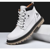 Handmade Men Boots Ankle Winter Leather Shoes Autumn Outdoor Hiking Boots Sneakers Hombres Botas High Top Footwear Anti