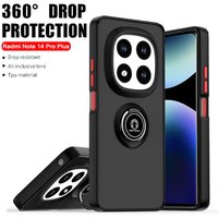 Magnetic Ring Holder Case Xiaomi Redmi Note 14 13 8 Pro Plus 12 Turbo 10 8T Shockproof Matte Phone Cases Redmi 13C Cover
