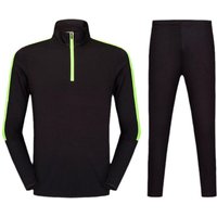 Man's clothing Half zip tracksuit Tracksuit Warm tracksuit Running training bodysuit