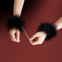 Sex Products Fun Bondage Hand Foot Cuffs Tied Training Feather Small Handcuffs