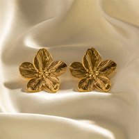 Gold Stud Earrings KWHY By Girl's Beauty Lab
