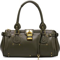 2026 High Quality Retro Vintage Lock Head Boston Motorcycle Bag Handheld Single Shoulder Underarm Bag Pillow Bag
