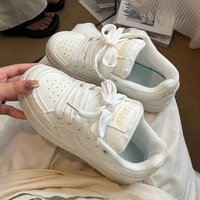 Women's Casual Skateboard Shoes Bread Style For Summer And Autumn New Students All-Season Skating Footwear
