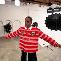  Retro Streetwear Hoodie – Oversized Eagle Embroidery & 3D Lettering Long Sleeve Pullover 