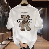 Men's Clothing Pure Cotton Printed Short Sleeved T Shirts