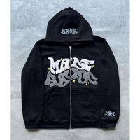 Zipper hoodie 9.6 letter print