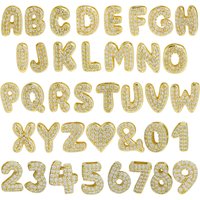 Jewelry 3D Cute Balloon Bubble 26 English Letters Pendant DIY Combination Name Necklace