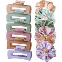 12 Piece Set Of Hair Clips For Women With Large Hair Volume And Large Intestine Hair Ring Set, Shark Clip For The Back Of The Head Hair Accessories