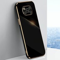 Luxury Plating Soft Silicone Phone Case For Xiaomi Poco X3 Pro GT NFC F3 M4 M3 Pro Case For Xiao mi