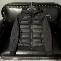Men's Trendy Hooded Cotton Padded Jacket Casual Light Luxury Style Patchwork Design High End Temperament Warm Winter Outerwear