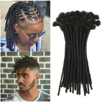 Dreadlocks 6 Inch/ 8Inch/10Inch /12Inch 10 Strands 0.6cm Width Loc Crochet Dreads Fashion Reggae Hip-hop Synthetic Afro
