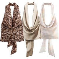 Clothing Design Fashionable All Match Halter Neck Top