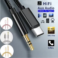 Aux Cable USB Type C To 3.5mm Samsung IPhone Car Stereo Audio Adapter Jack