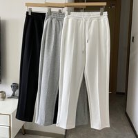 Men's Clothing Straight Sports Pants Men's White Casual Trousers Wide Leg Pants Spring And Autumn Sweatpants