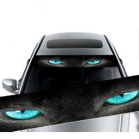 Windshield Front And Rear Decorative Sunshade Modified Personalized Car Sticker Waterproof