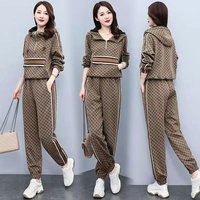 Clothing Sportswear suits spring autumn small sweater loose age reducing fashionable stylish casual two piece suit