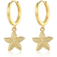 Women's Jewelry Island Style Fashion Earrings New Personality Starfish S925 Silver Needle Sweet Geometric Earrings