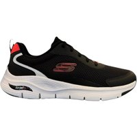 Tênis Skechers Arch Fit Masculino Preto/Vermelho