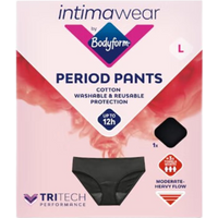 Bodyform Cotton Period Pants Washable Underwear L 1 Pad