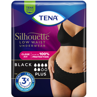 Tena Silhouette Incontinence Pants Black L 10 Pack