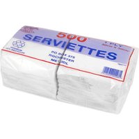 Royal Markets 1ply White Paper Serviett, 30 x 30cm, pack of 500