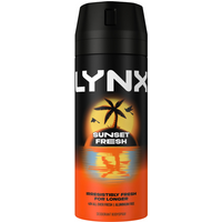 Lynx Aerosol Body Spray Sunset Fresh 150ml