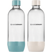 SodaStream JET - dubbele flessenset - 2x 1L blauw/zand