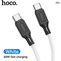 HOCO X90 60W USB-C to USB-C Charging Cable - White