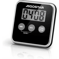 Aigostar Elektronische Timer LCD-scherm 99min+59s Zwart