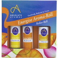 Absolute Aromas Energise Aroma Roll Gift set 3 x 10ml