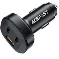 ACEFAST B3 66W Three Port Car Charger - USB-C*2/ USB-A - Black